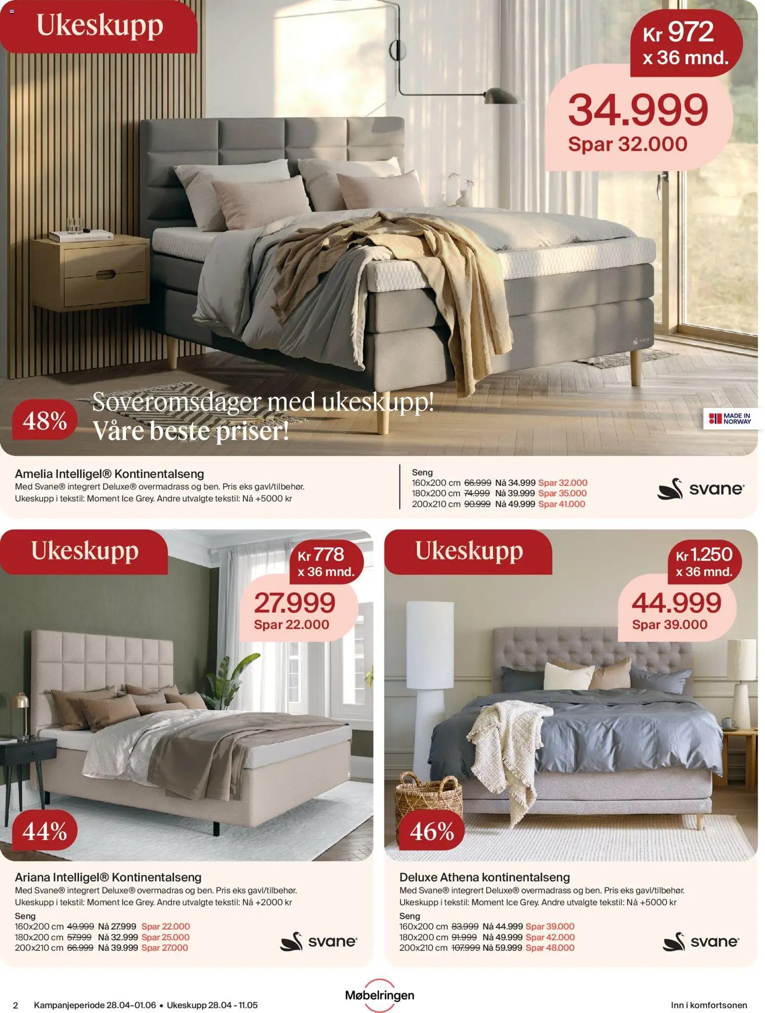 {H1} | Side: 2 | Produkter: Overmadrass, Kontinentalseng, Seng