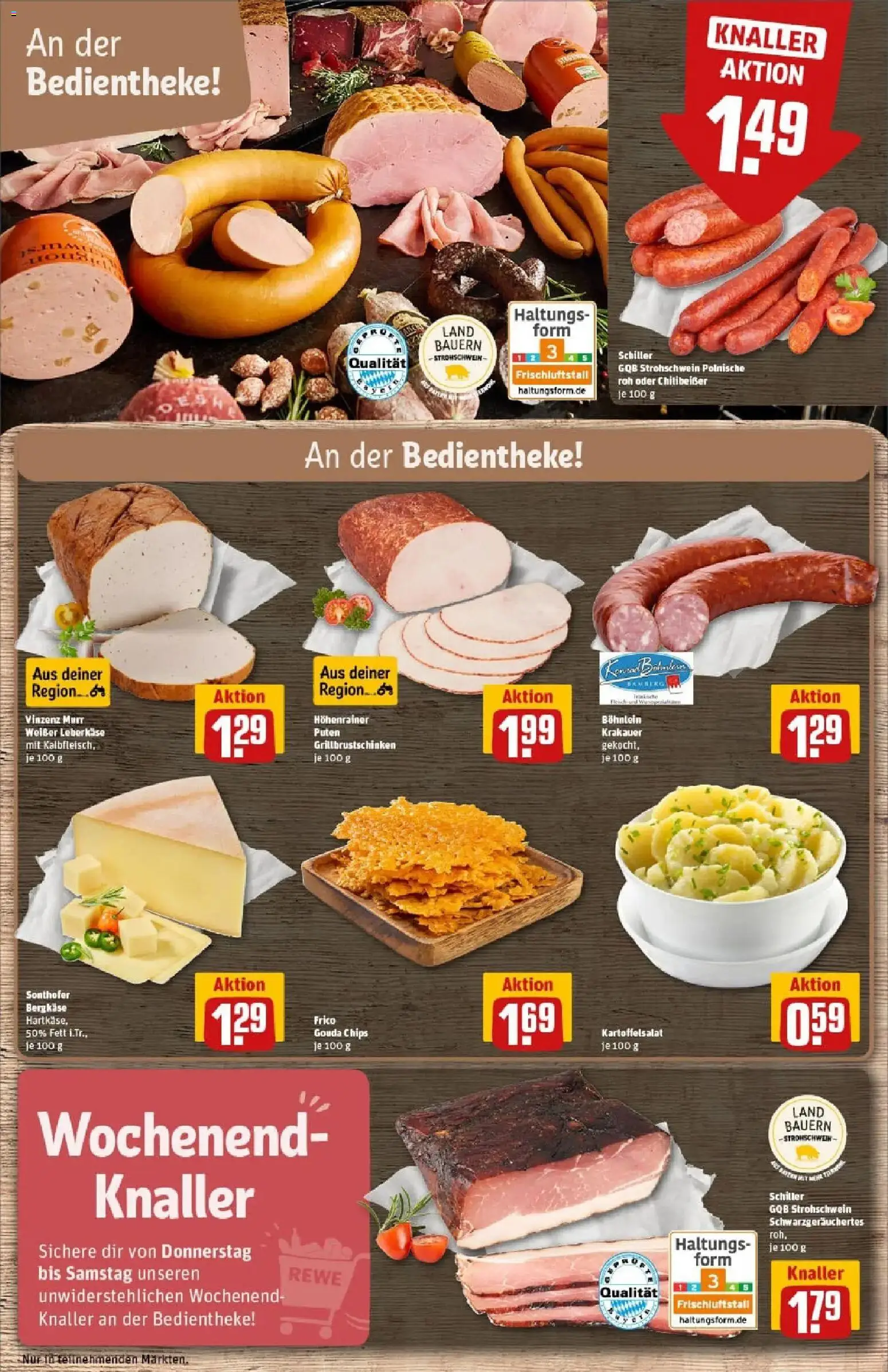 Rewe prospekt Dachau	 – gültig ab 26.01.2026 | Seite: 13 | Produkte: Gouda, Chili, Chips, Leberkase