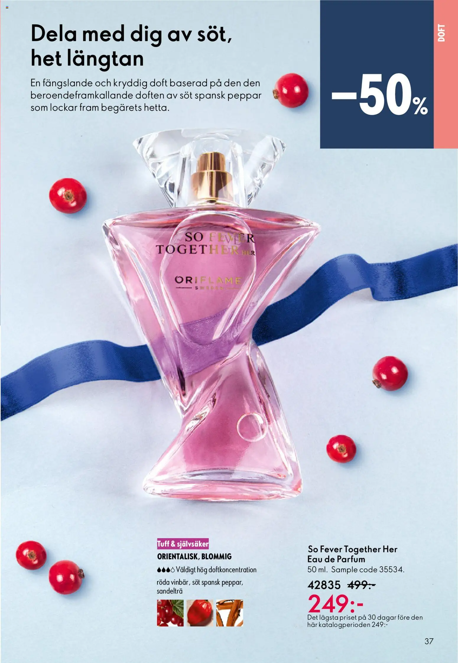 Oriflame reklamblad aktuell från 10.12.2025 | Sida: 37 | Produkter: Doft, Peppar