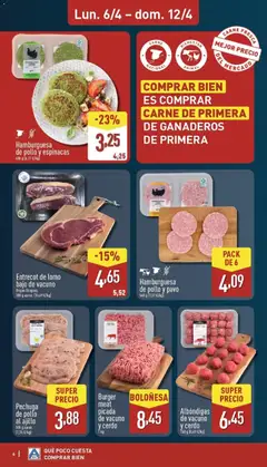 Vista previa Entrecot de lomo bajo de vacuno, Origen Uruguay. 300 g aprox. válido desde el 06.04.2026 | Página: 6 | Productos: Cerdo, Πορσελάνη, Σοκολατούχο γάλα