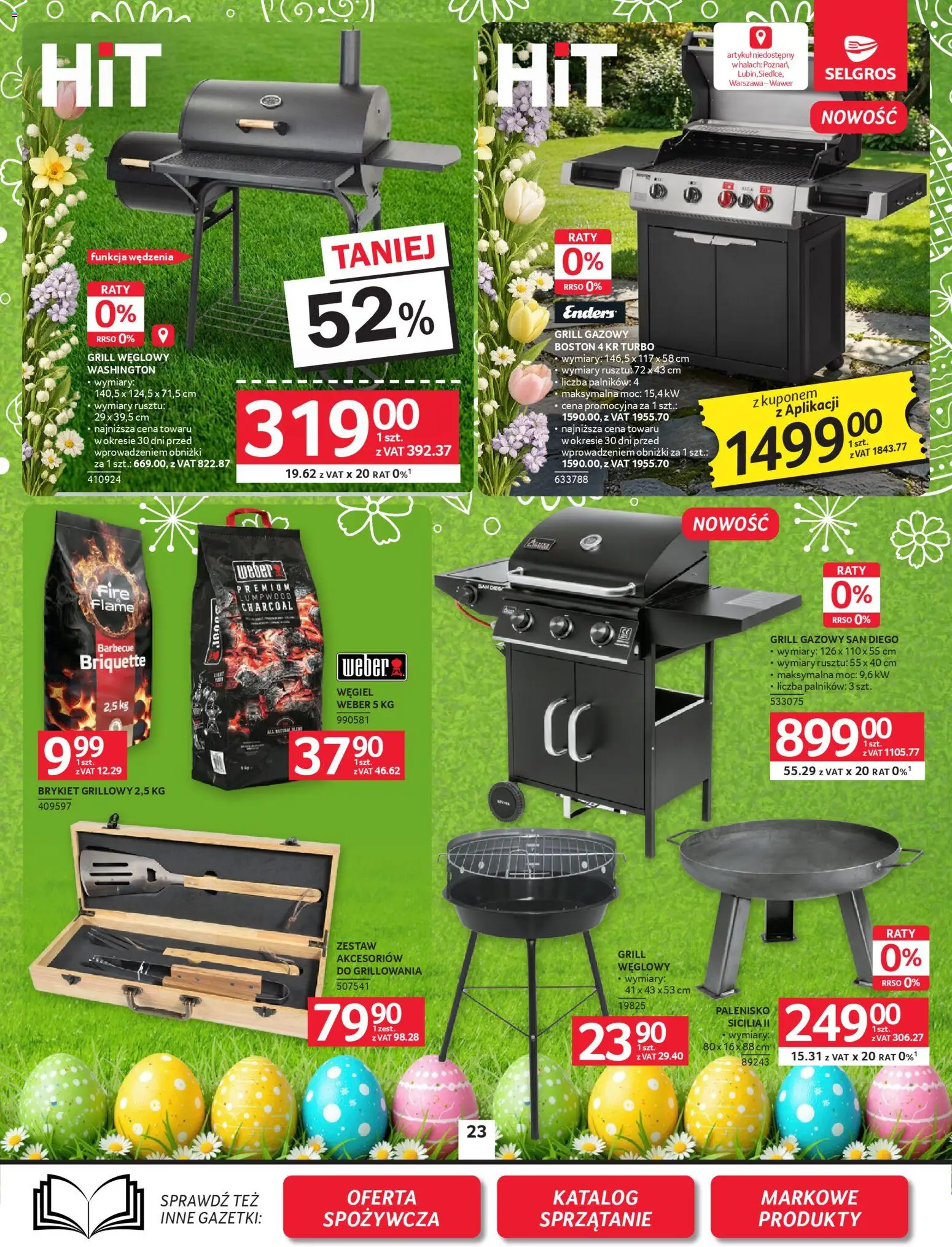 Selgros cash&carry gazetka - Oferta przemysłowa od 26.03.2026 | Strona: 25 | Produkty: Grill, Grill gazowy