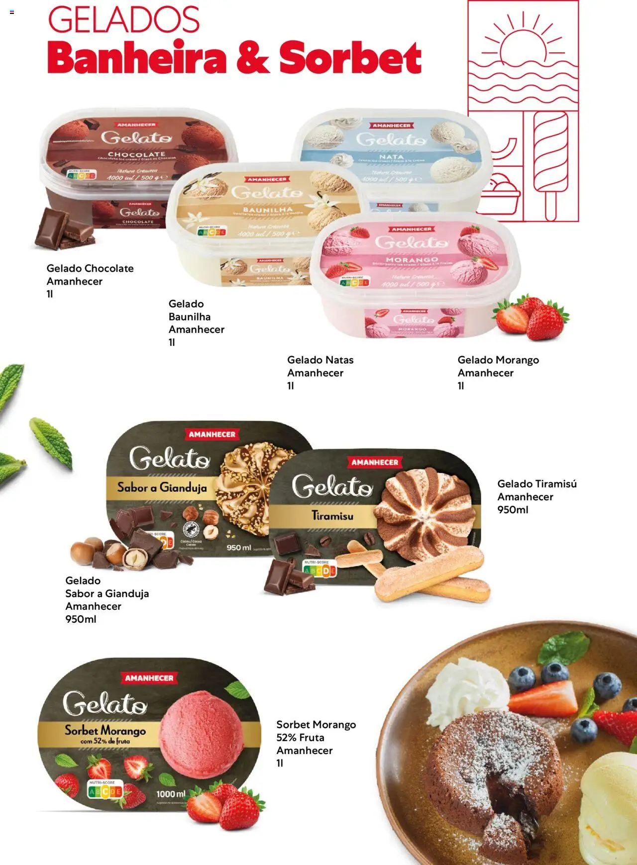 Recheio - Catálogo Gelados  │ válido de 16.06.2025 | Página: 4 | Produtos: Gelado, Chocolate, Nata, Natas