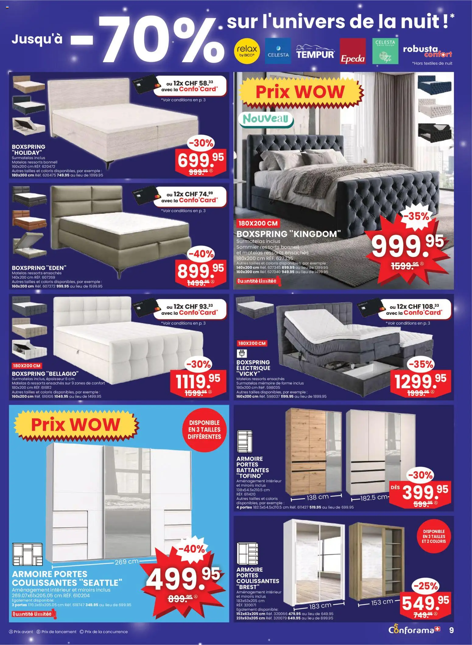 Conforama aktionen FR – gültig ab 25.03.2026 | Seite: 9