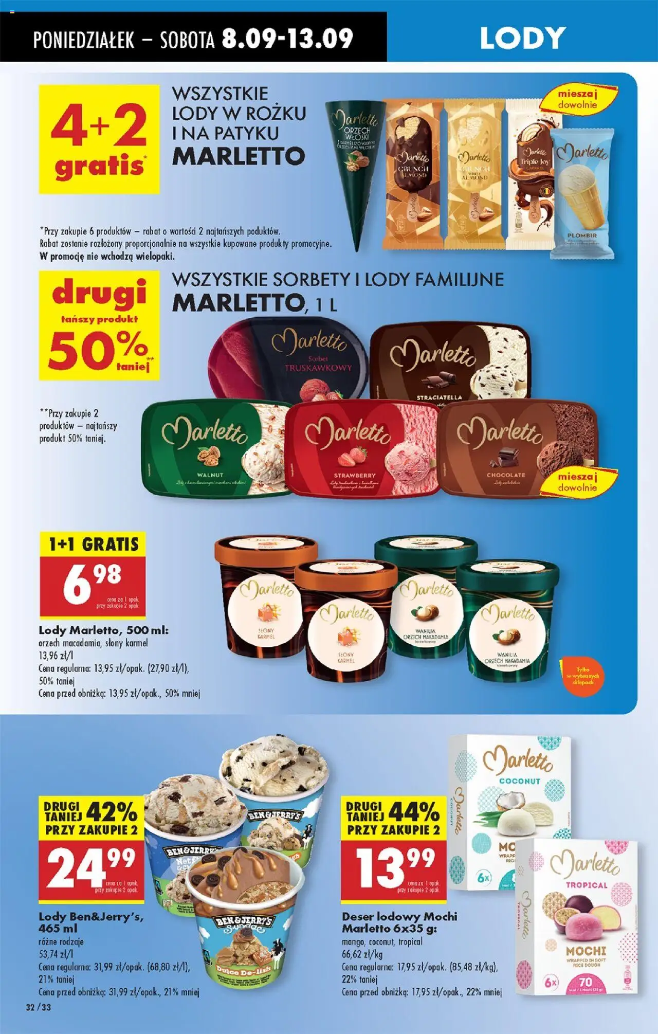Biedronka gazetka od 08.09.2025 | Strona: 38 | Produkty: Lody