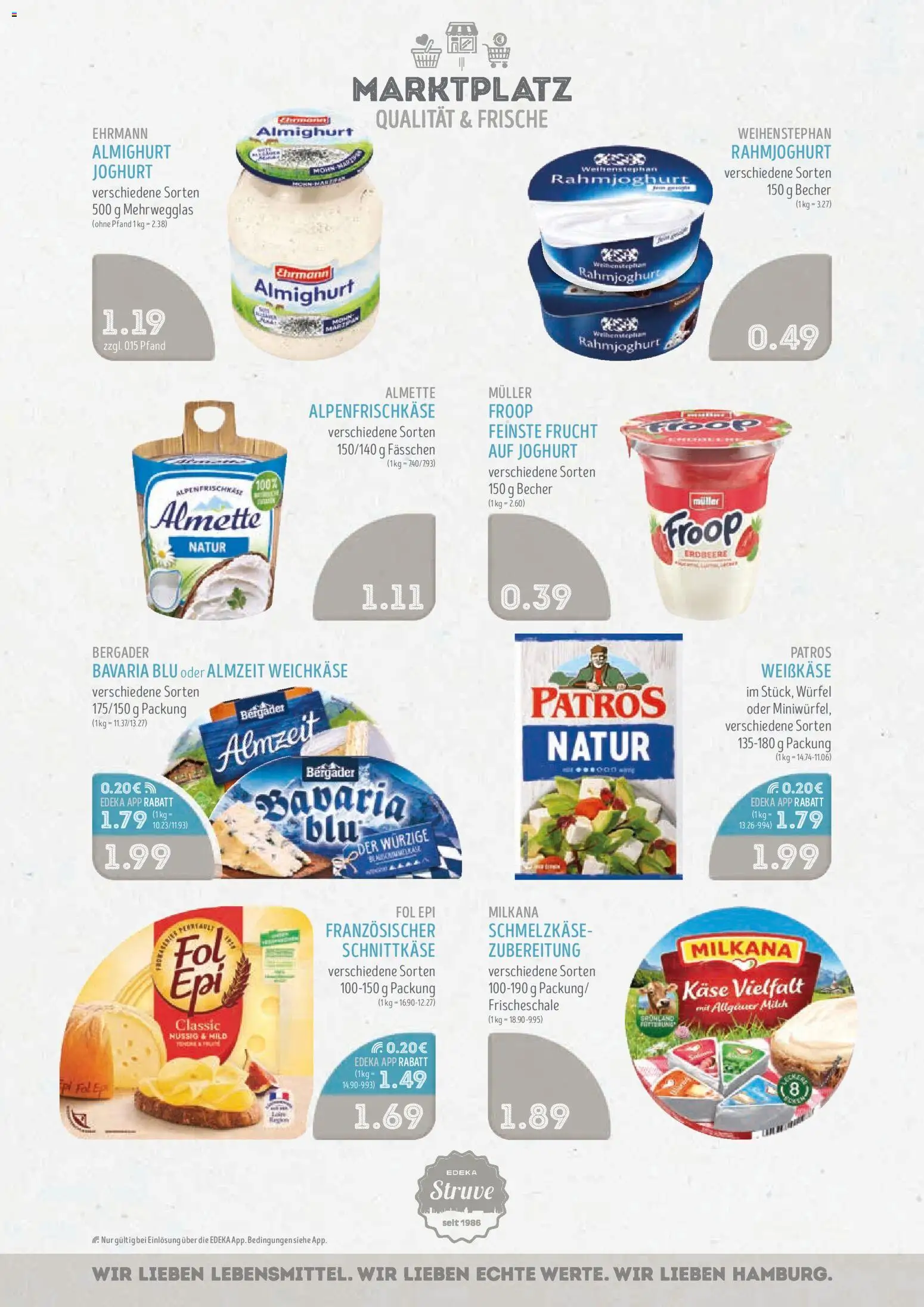 Edeka Struve Prospekt 	 – gültig ab 09.03.2026 | Seite: 6 | Produkte: Almette, Milch, Joghurt, Milkana