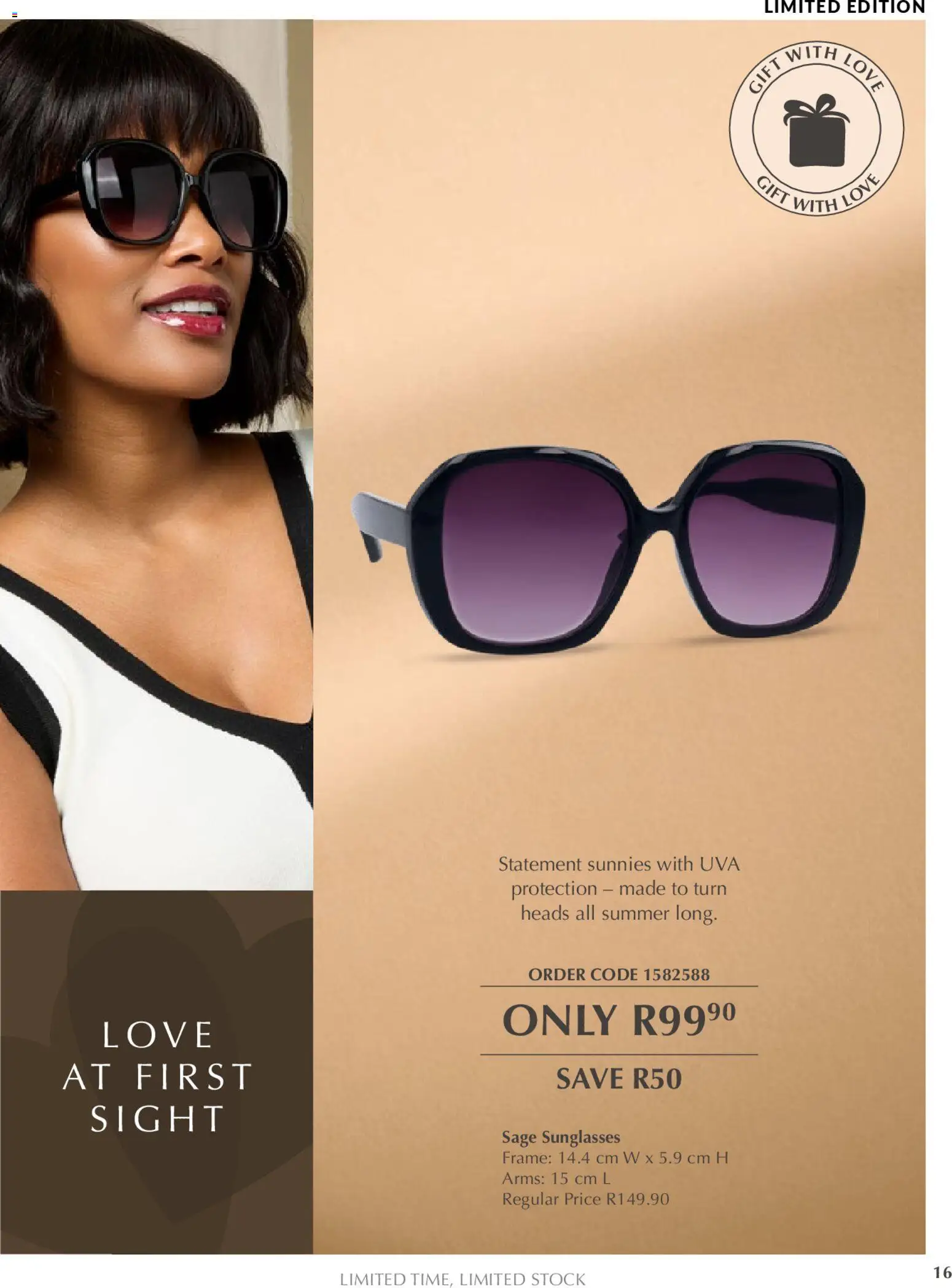 New Justine catalogue – valid from 20.02.2026 | Page: 16 | Products: Sunglasses, Frame, Stock