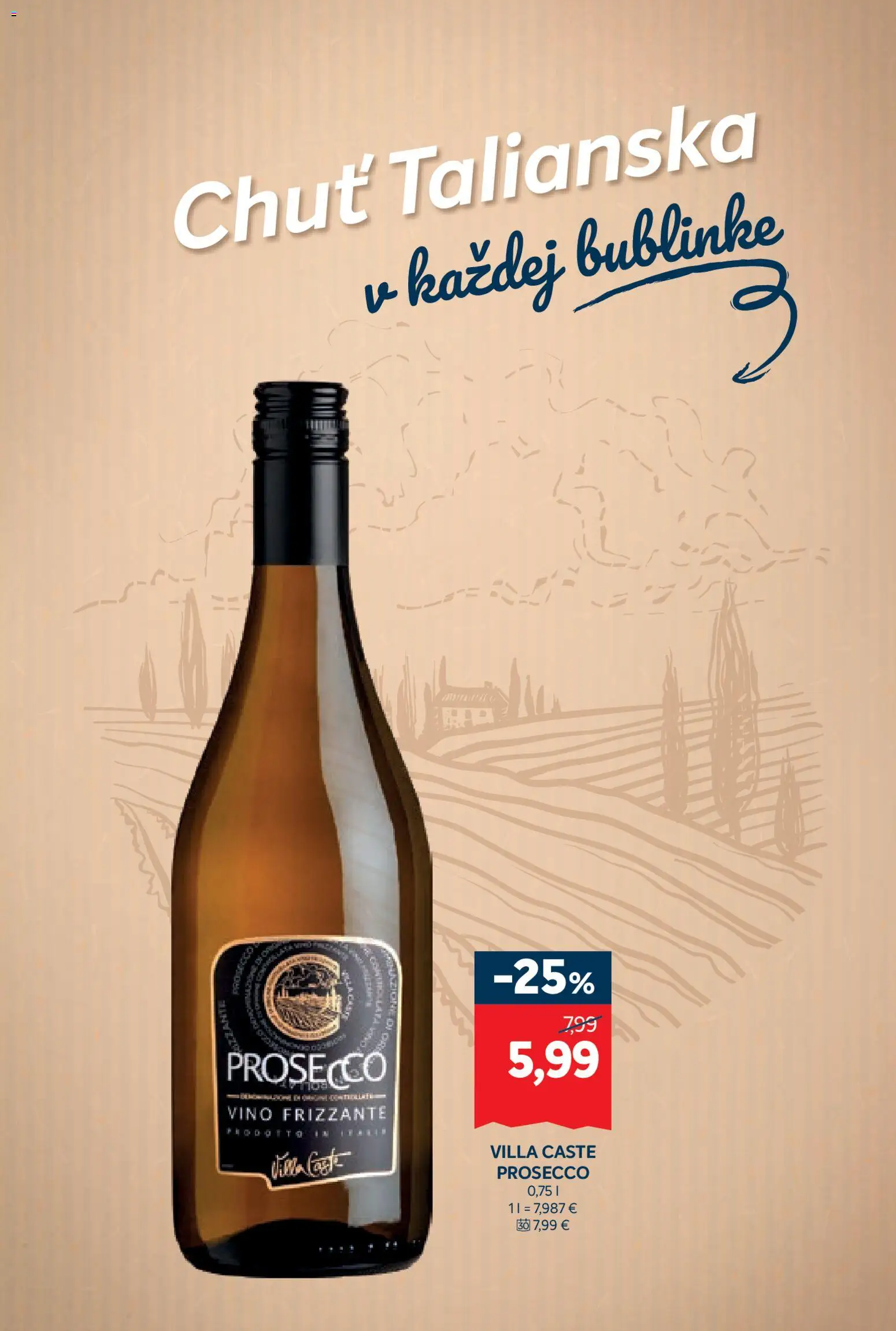 Nové Kraj akcie – leták je platný od 06.11.2025 | Strana: 12 | Produkty: Víno, Prosecco