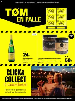 Eksempel på tilbudsavis Calle - Tøm en palle fra butik Calle gyldig fra 20.08.2025