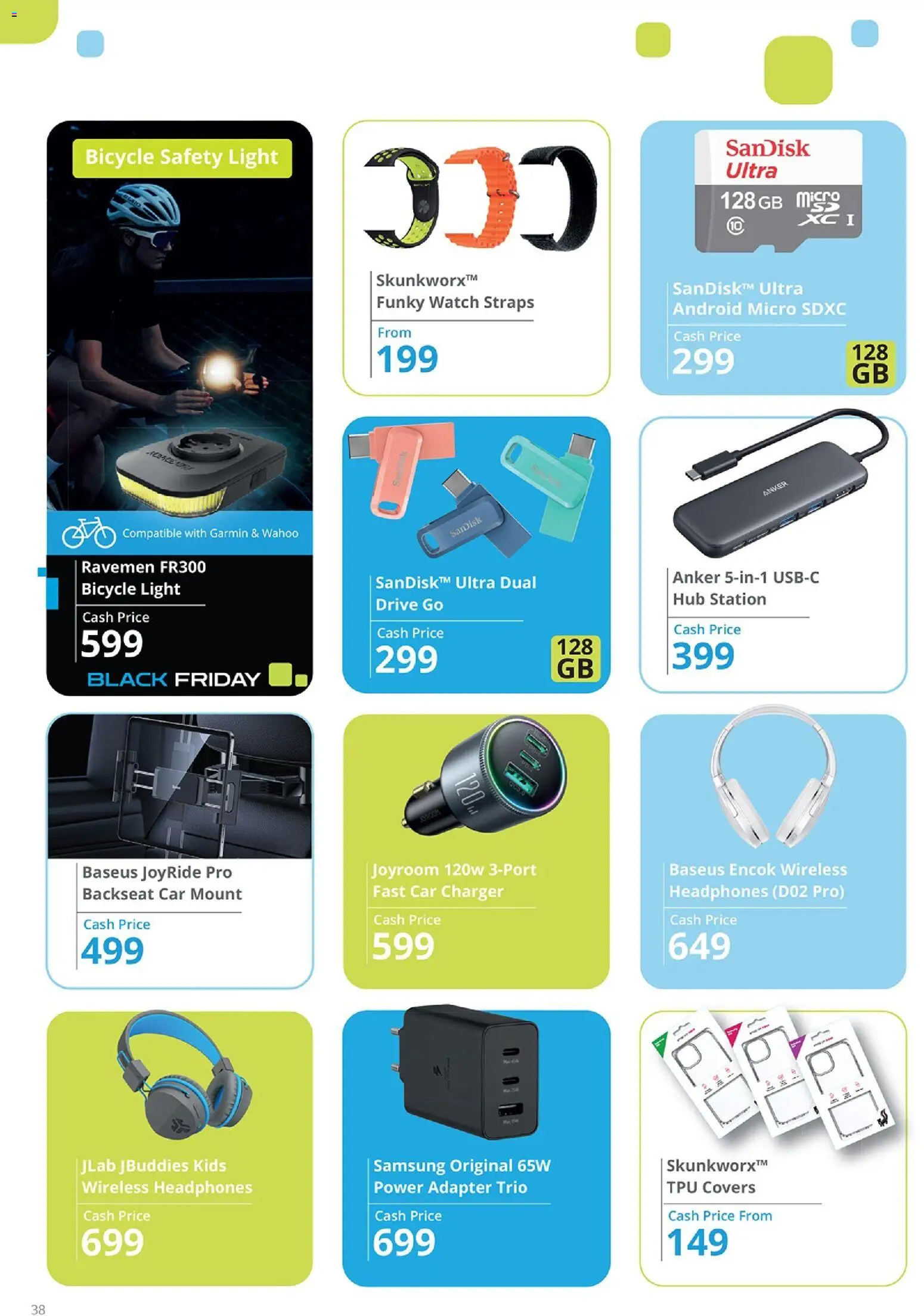 New Cellucity catalogue – valid from 07.11.2025 | Page: 38 | Products: Car charger, Headphones, Adapter, Charger