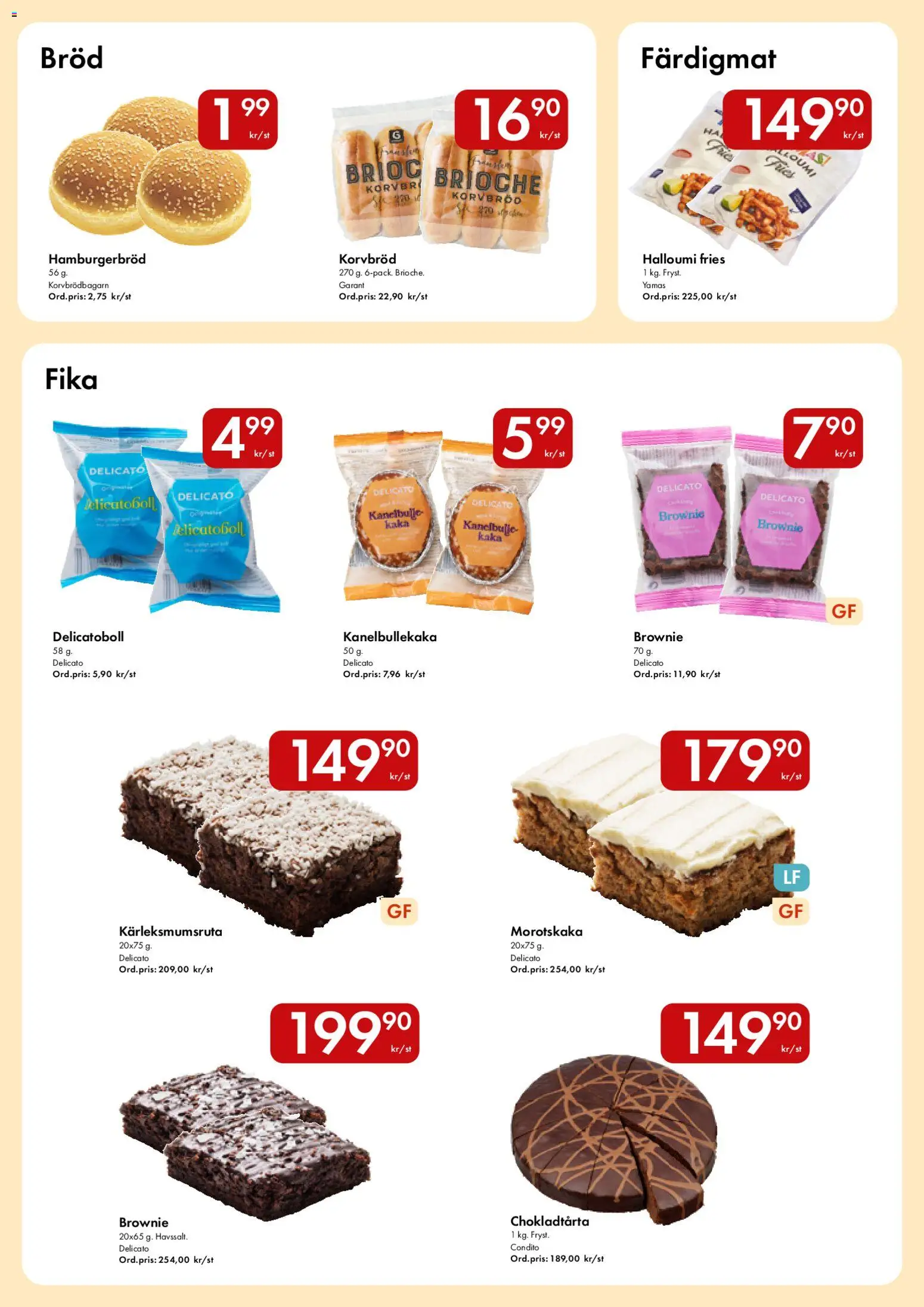 Snabbgross reklamblad aktuell från 18.02.2026 | Sida: 11 | Produkter: Korvbröd, Hamburgerbröd, Halloumi, Bröd