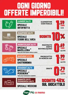 Anteprima del volantino Panorama Ogni giorno offerte imperdibili catalogo valido a partire dal 24.11.2025