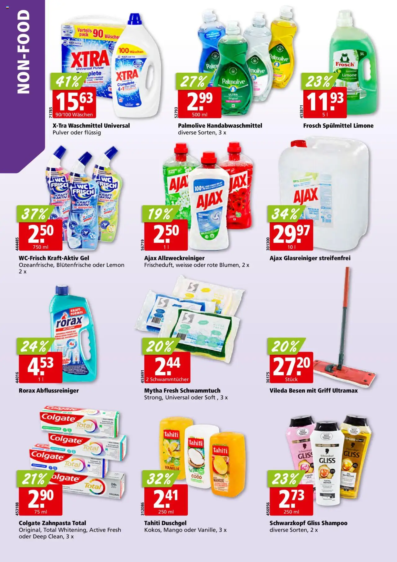 Aligro Aktionen Schlieren, Gossau SG, Frauenfeld, Rapperswil-Jona, Sargans, Bern, Brüttisellen, Pratteln, Emmen, Spreitenbach ab 25.08.2025 | Seite: 30 | Produkte: Pulver, Shampoo, Zahnpasta, Mango