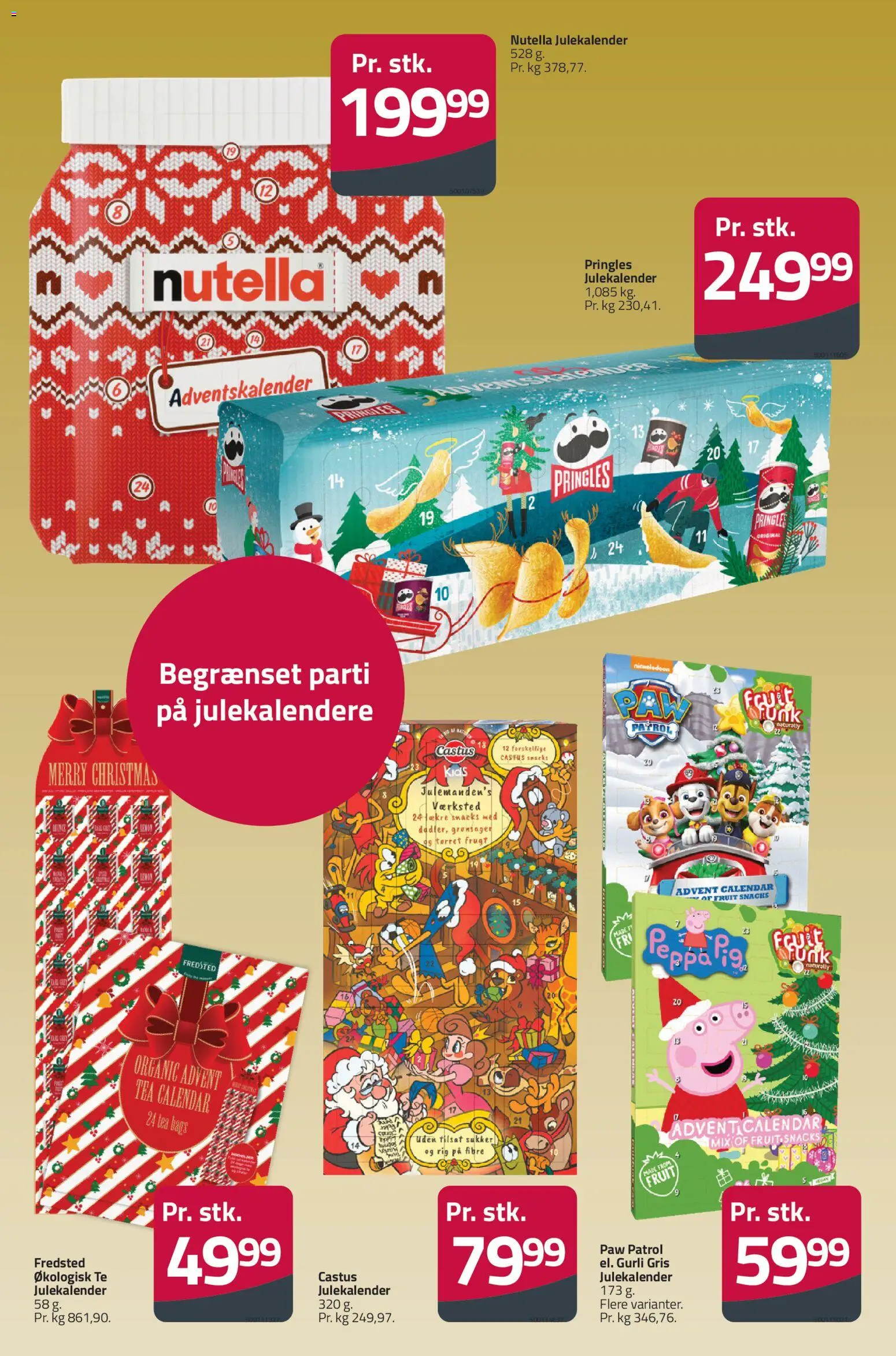 Fleggaard tilbudsavis – gyldig fra 05.11.2025 | Side: 13 | Produkter: Te, Tørret frugt, Sukker, Nutella