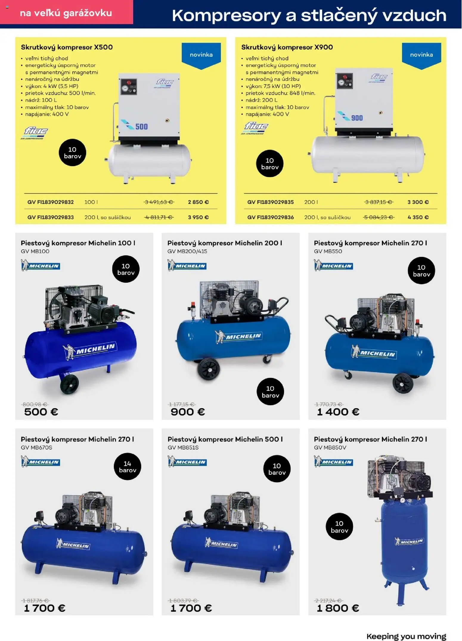 Nové Auto Kelly akcie – leták je platný od 09.03.2026 | Strana: 9 | Produkty: Kompresor
