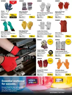 Builders specials catalogue – valid from 14.10.2025 | Page: 23 | Products: Gloves, Light