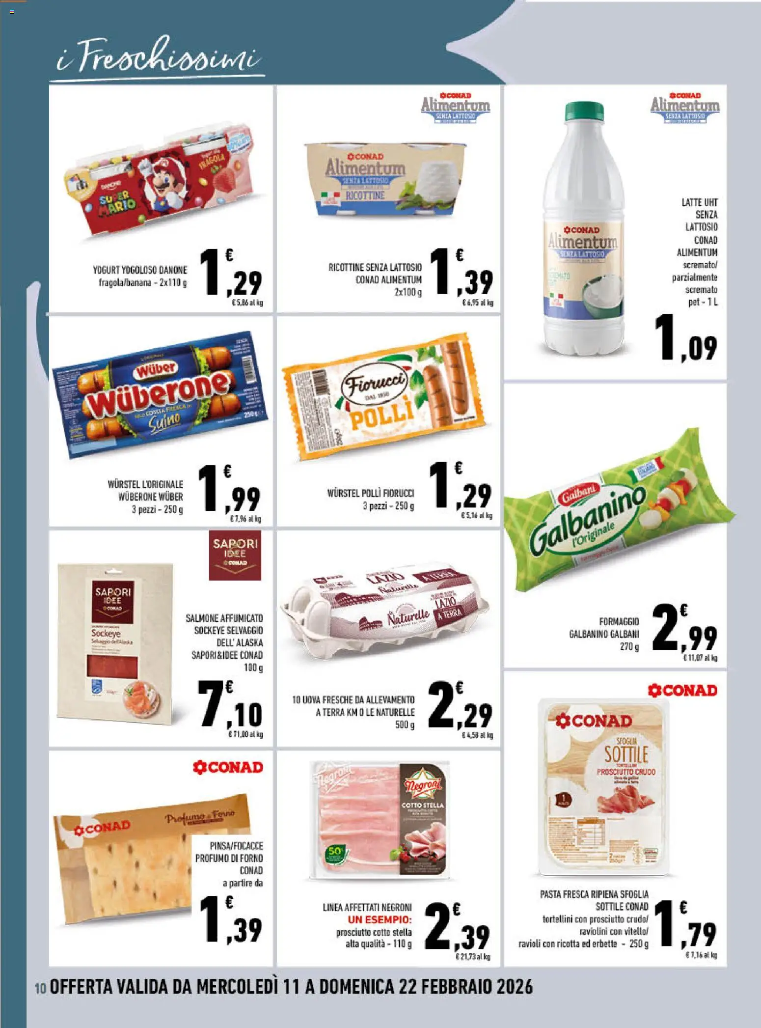 Volantino Conad del 11.02.2026 | Pagina: 10