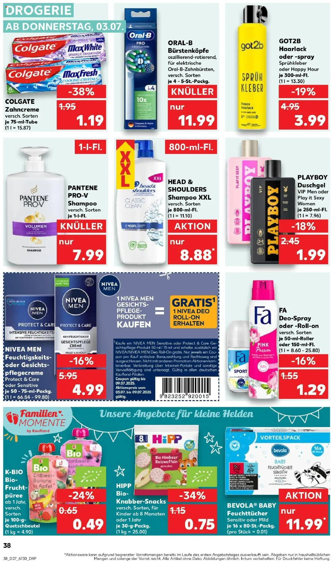 Kaufland prospekt Bad Langensalza	 - gültig ab dem 06.07.2025 | Seite: 53 | Produkte: Shampoo, Creme, Duschgel, Deospray