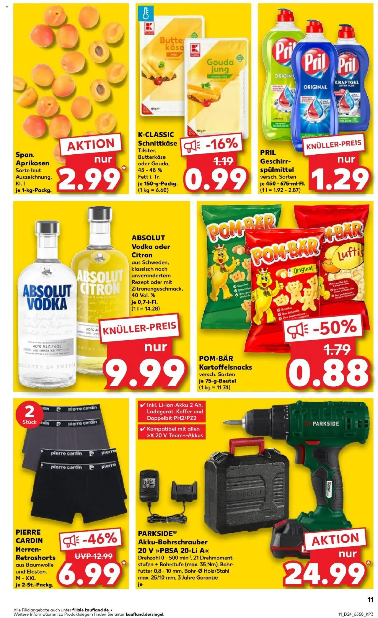 Kaufland prospekt Stadthagen	 - gültig ab dem 16.06.2025 | Seite: 26 | Produkte: Butter, Käse, POM-BÄR, Vodka