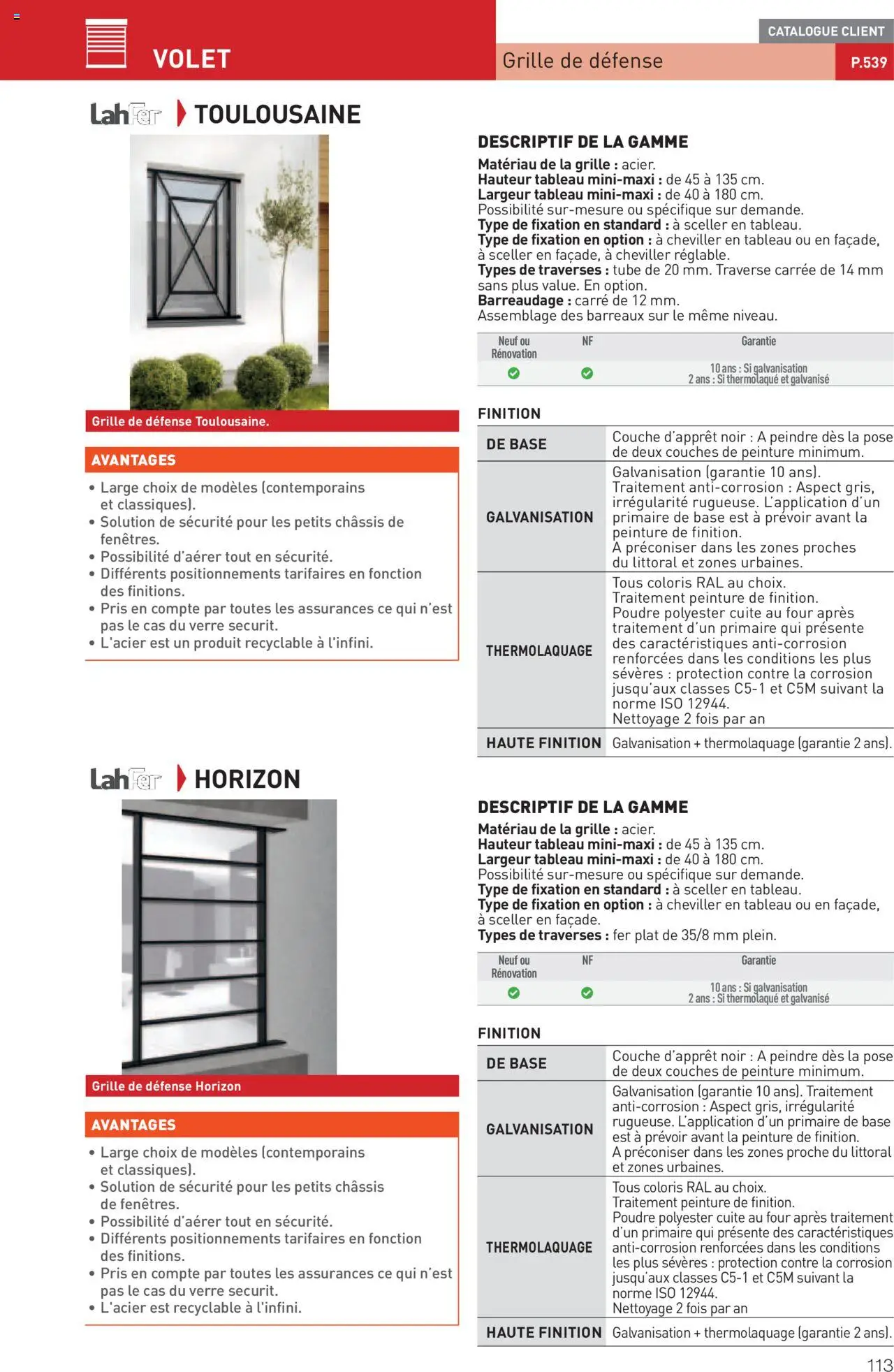 | Page: 113 | Produits: Couches, Base, Four, Poudre