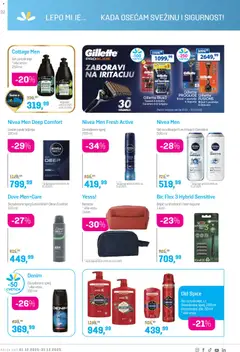 Lilly drogerie katalog - pregled Lilly drogerie kataloga - važi od 01.12.2025 | Strana: 32 | Proizvode: Gillette, Losion posle brijanja, Gel za tuširanje, Dezodorans