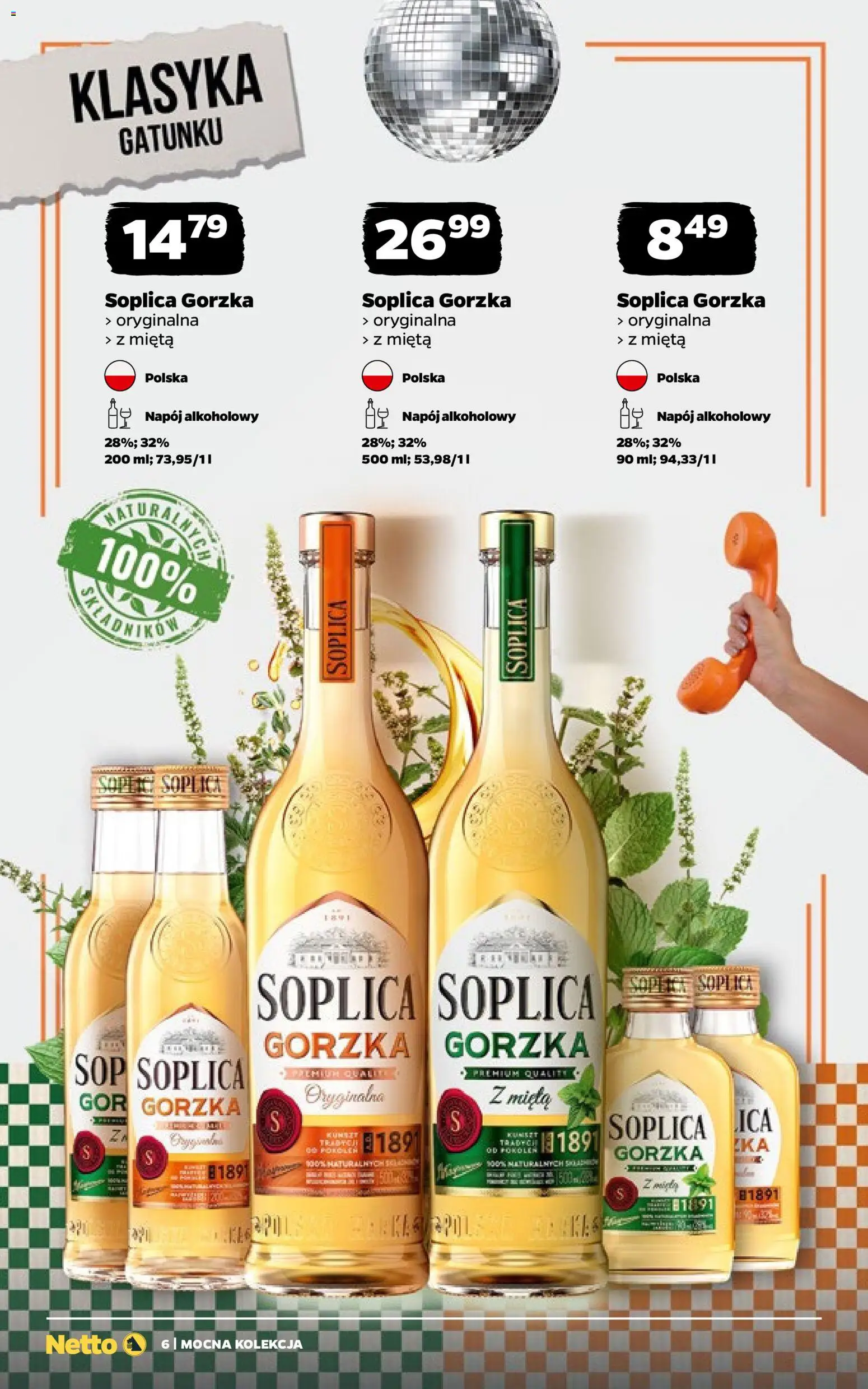 Netto gazetka - Alkohole mocne od 16.03.2026 | Strona: 6 | Produkty: Mięta