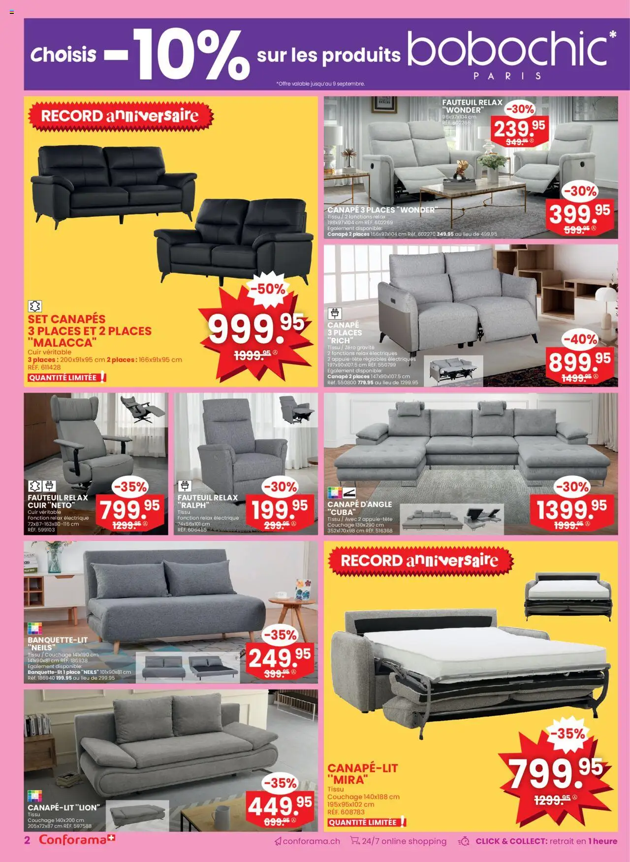 Conforama Aktionen Remise Immédiate – gültig ab 03.09.2025 | Seite: 2