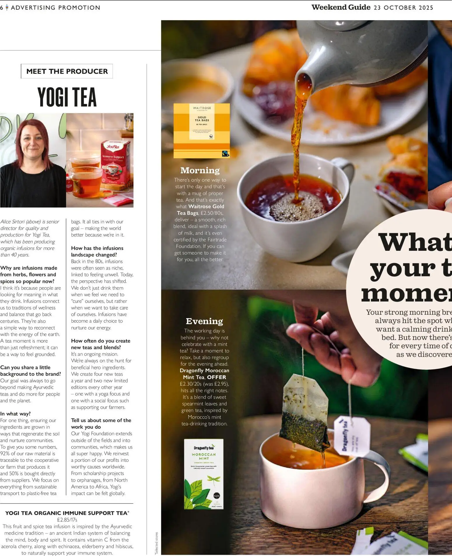 {H1} | Page: 54 | Products: Mint, Tea