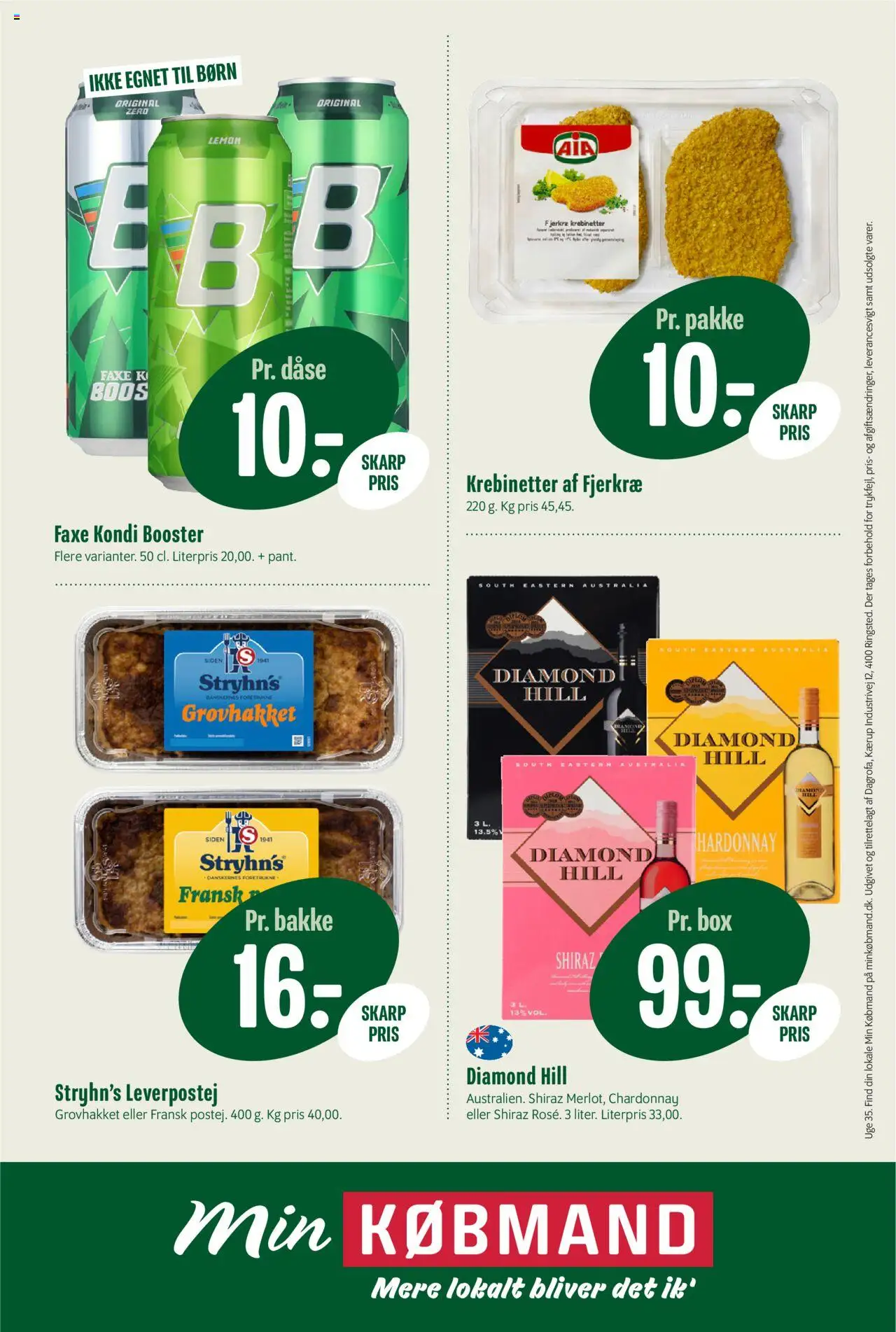 Min Købmand Tilbudsavis gyldig fra 22.08.2025 | Side: 24 | Produkter: Leverpostej, Faxe Kondi