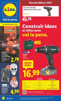 Vista previa Lidl folleto de bazar válido desde el 29.09.2025