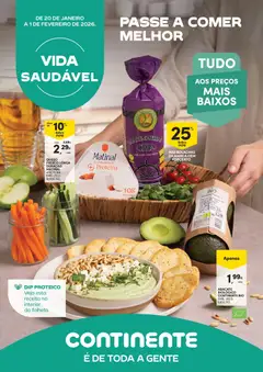 Pré-visualização Continente - Vida Saudável: Passe a comer melhor válido de 20.01.2026
