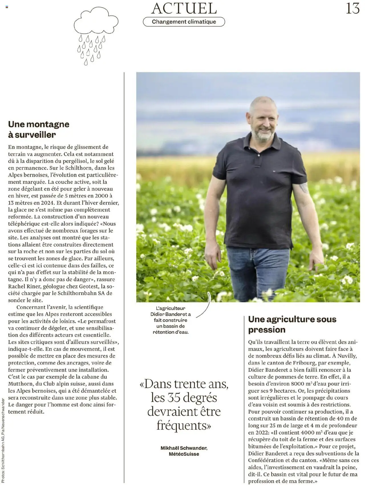 Migros Magazin FR – gültig ab 22.09.2025 | Seite: 13 | Produkte: Glace