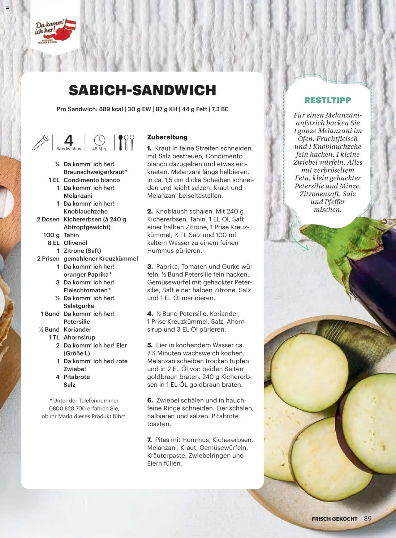 Billa Frisch Gekocht gültig ab 01.09.2025 | Seite: 87 | Produkte: Salz, Knoblauch, Eier, Öl