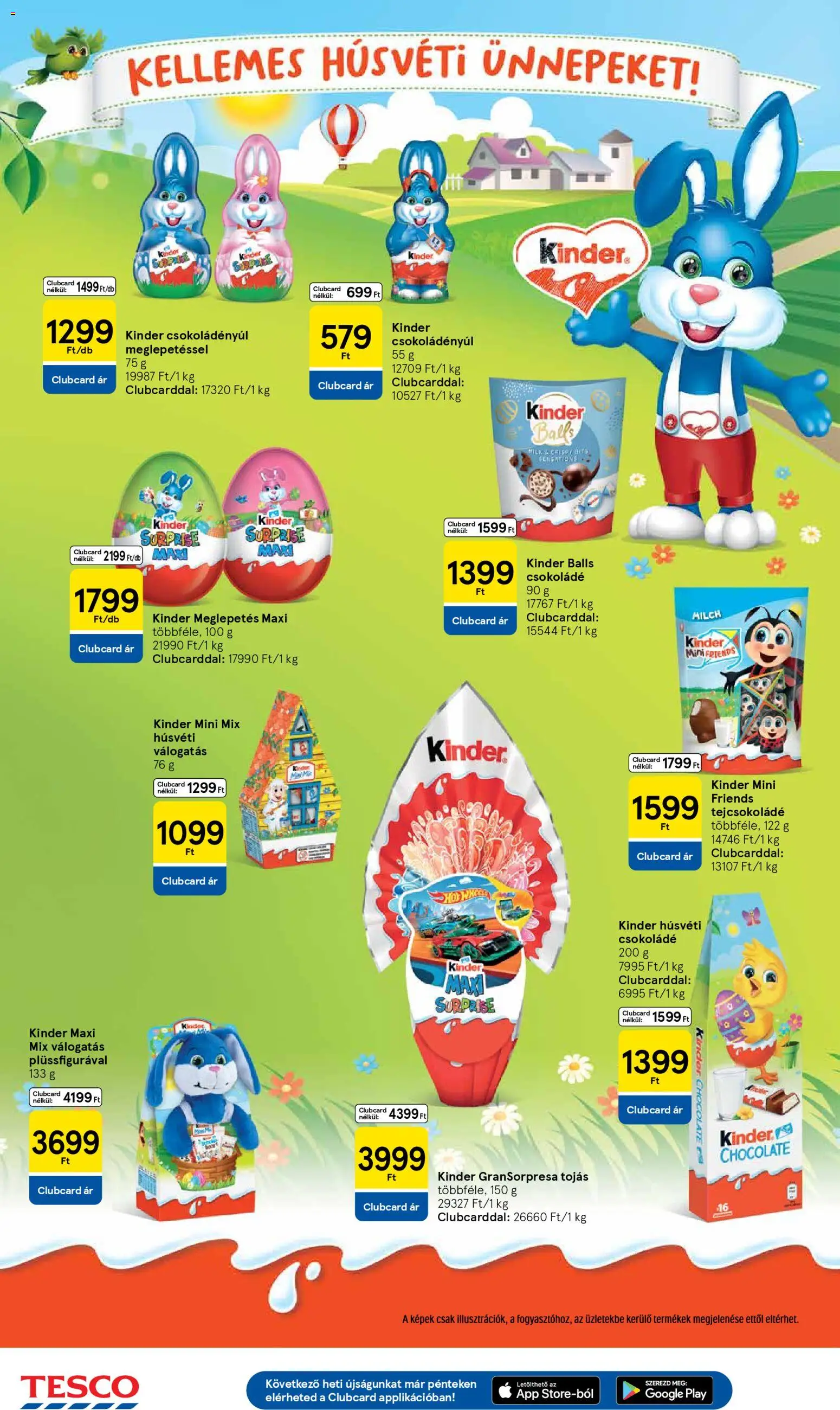 Tesco akciós ujság - amely érvényes a következő dátumtól: 12.03.2026 | Oldal: 24 | Termékek: Tejcsokoládé, Tojás, Csokoládé