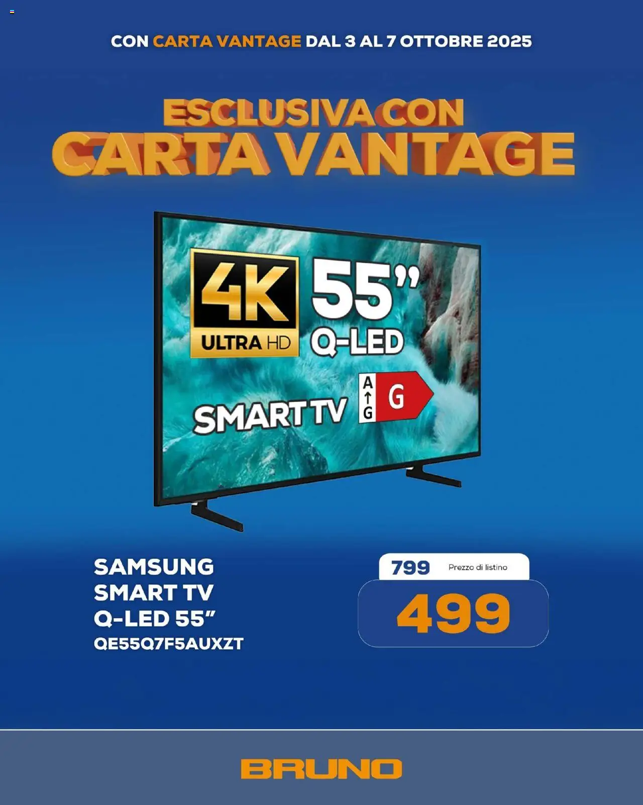 Volantino BRUNO del 03.10.2025 | Pagina: 10 | Prodotti: smart TV, TV, Samsung