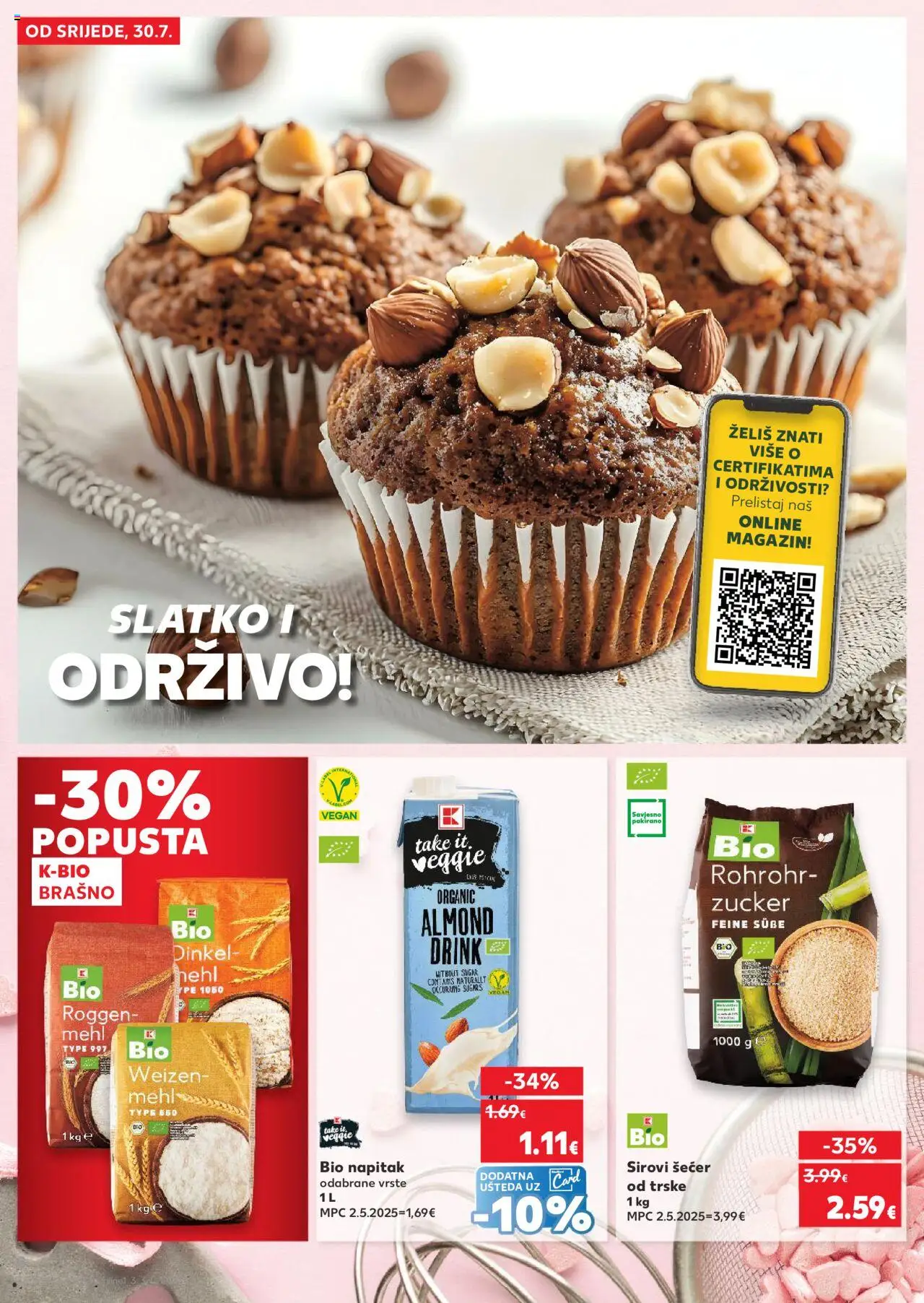 Kaufland katalog | vrijedi od 30.07.2025 | Stranica: 8 | Proizvodi: Brašno, Šećer