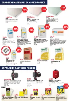 Inpos katalog akcije – veljaven od 13.11.2025 | Stran: 26 | Izdelki: Kos, Knjiga, Lepilo, Cement