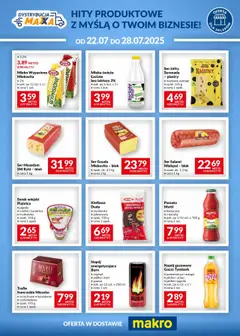 Makro Gazetka - Dystrybucja na maxxa od 22.07.2025 | Strona: 1 | Produkty: Mango, Guawa, Ser, Kiwi