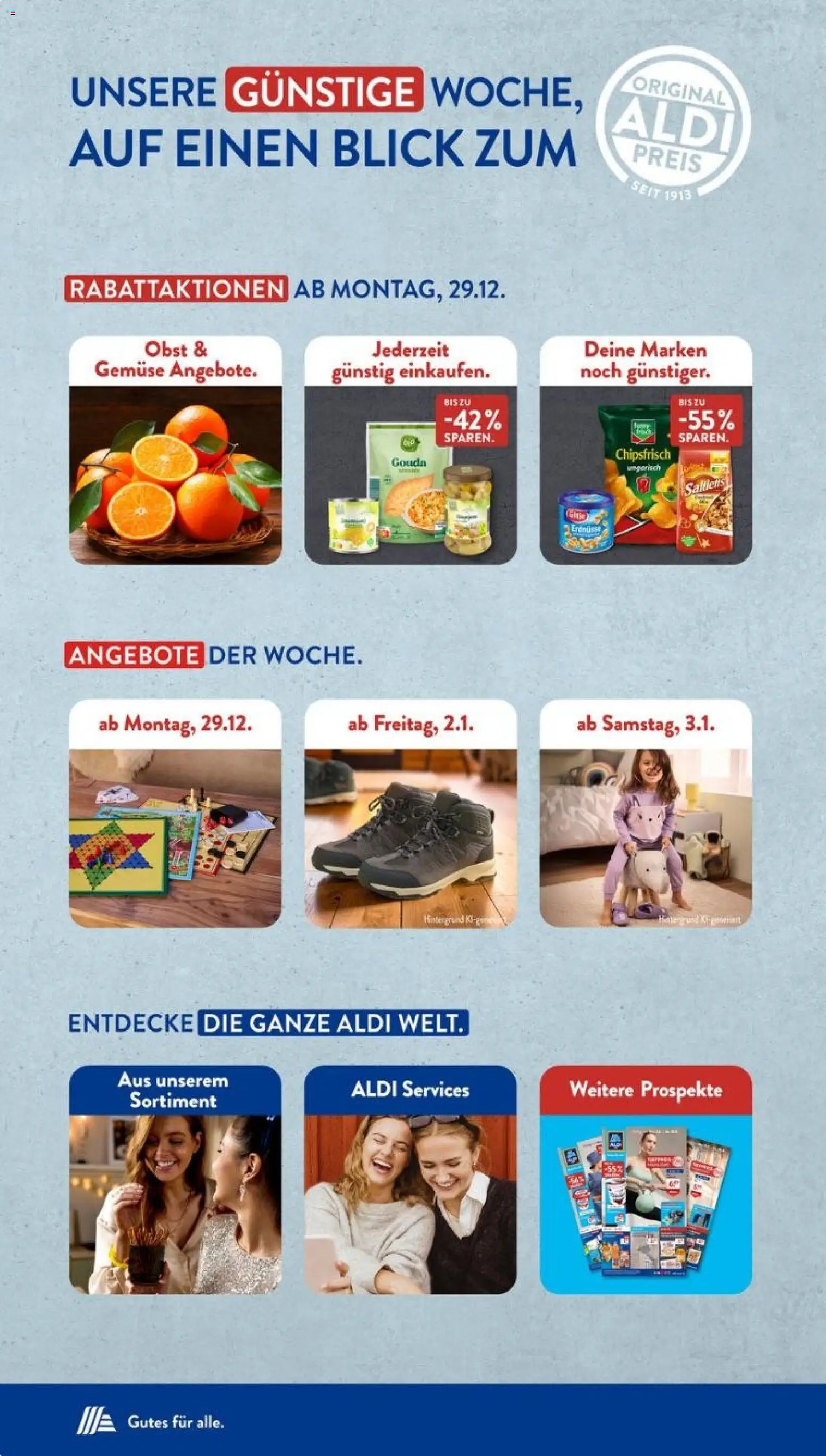 Aldi Süd Prospekt 	 – gültig ab 29.12.2025 | Seite: 2 | Produkte: Erdnüsse, Gouda, Gemüse, Obst
