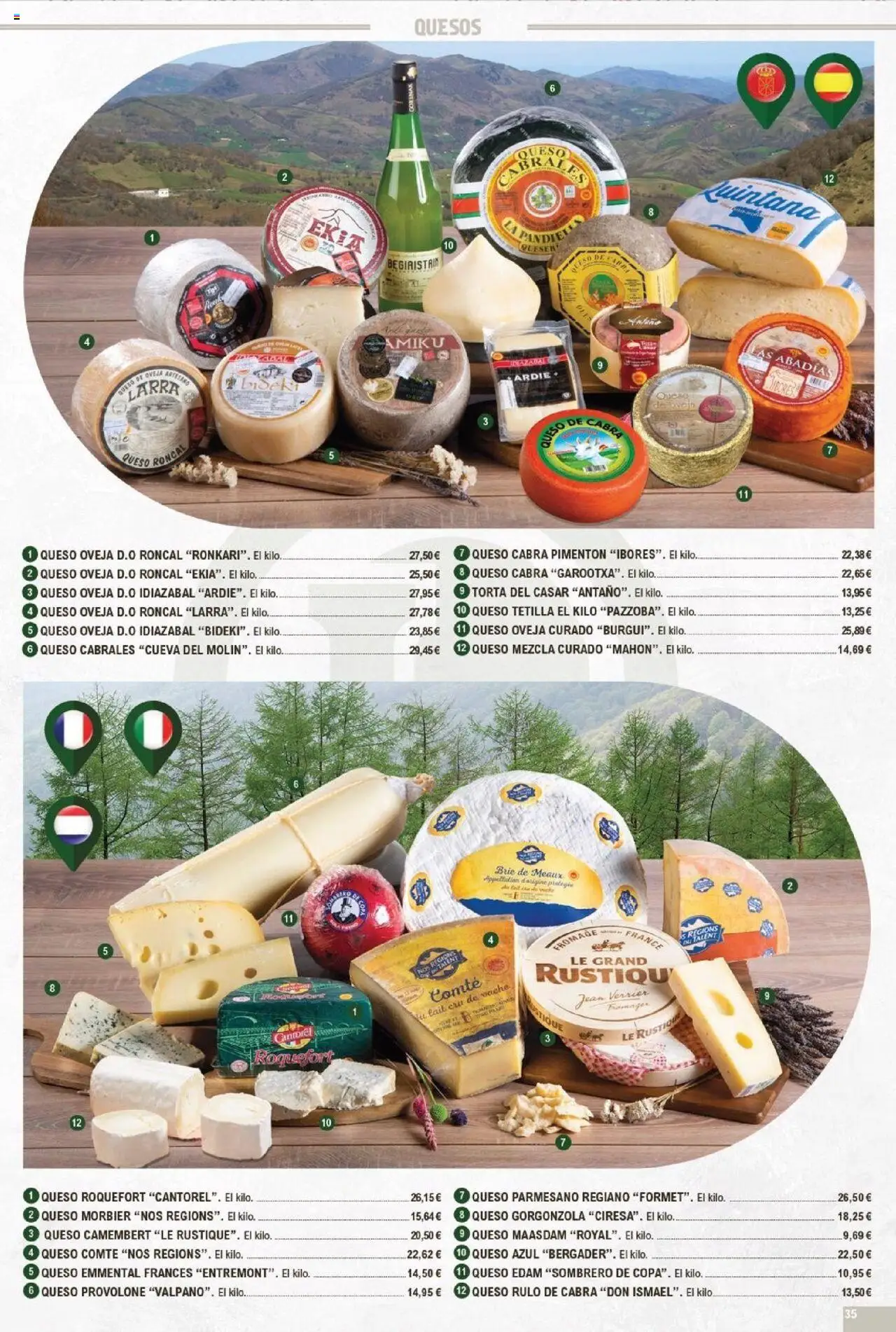 E.Leclerc folleto │ válido desde el 01.10.2025 | Página: 35 | Productos: Μπάρα σαπουνιού, Queso