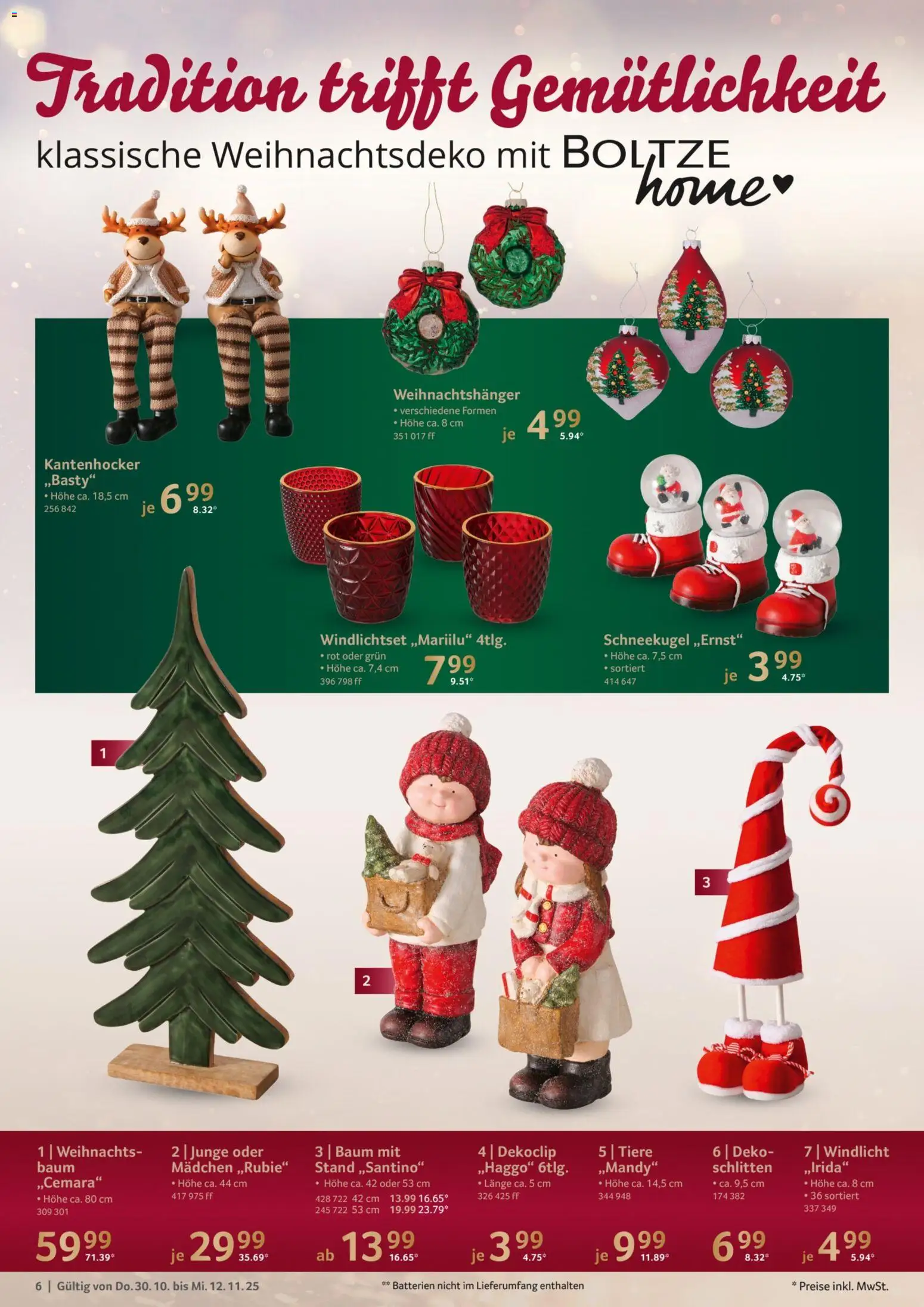 Selgros Weihnachtsdekoration – gültig ab 30.10.2025 | Seite: 6 | Produkte: Batterien