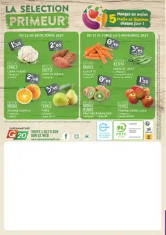 G20 Supermarchés - Prévisualisation de G20 Supermarchés catalogue valide à partir de 22.10.2025 | Page: 20