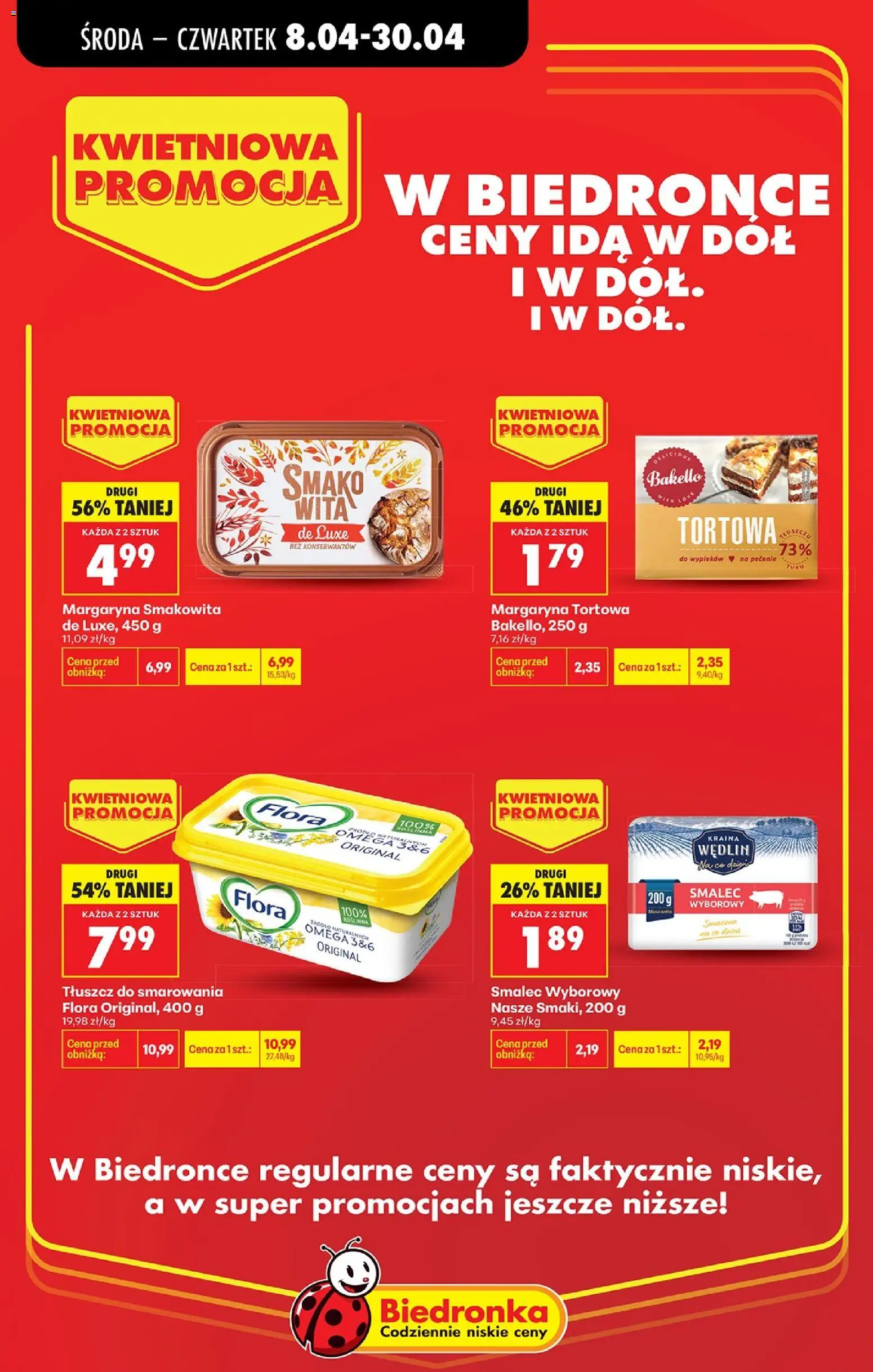Biedronka Polsko leták - Kwietniowa promocja od 08.04.2026 | Strana: 6 | Produkty: Omega, Flora