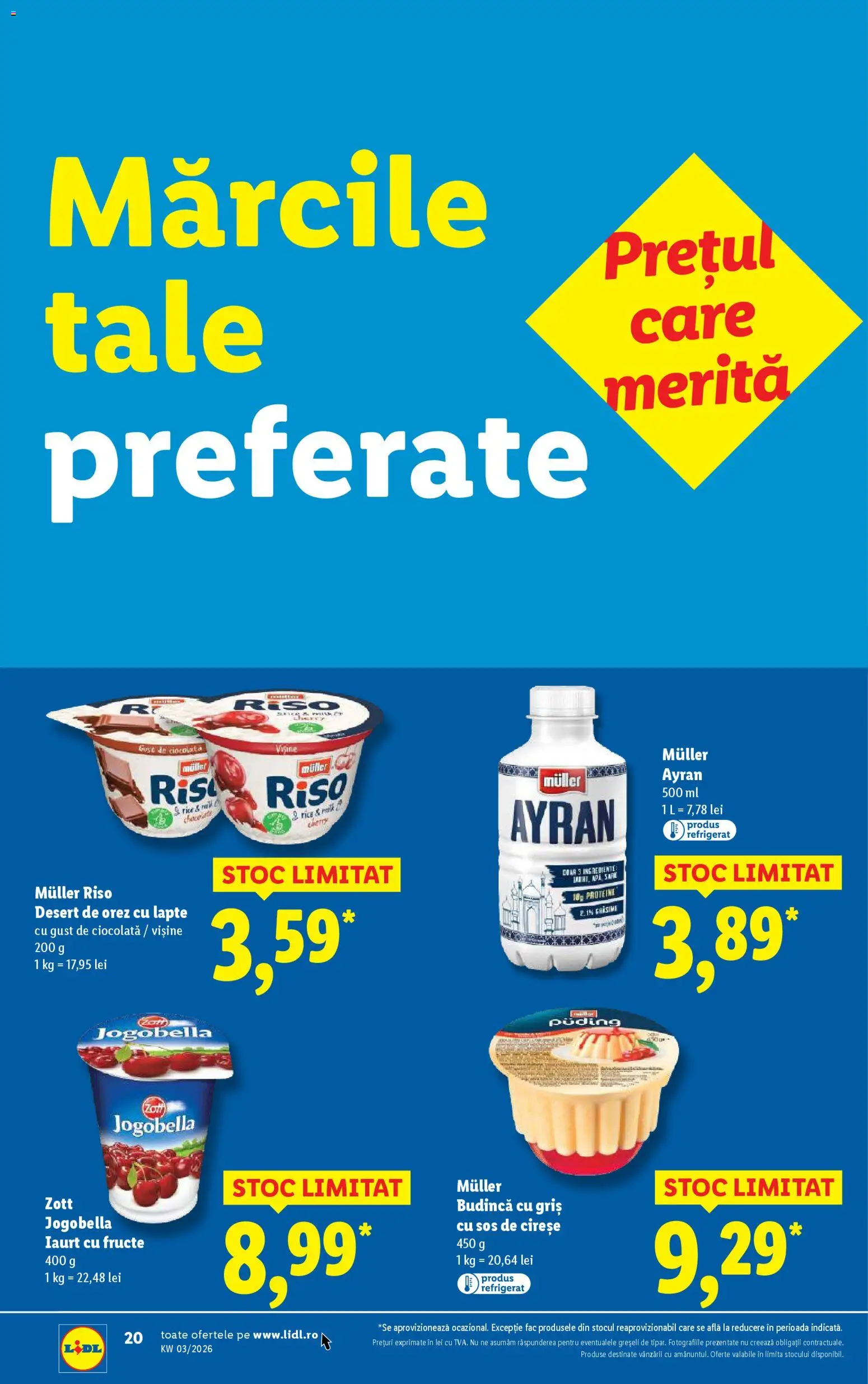 Noul catalog Lidl – valabil de la 12.01.2026 | Pagină: 20 | Produse: Masaüstü kılıfı, Orez, Fructe, Sos