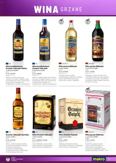 Makro Gazetka - Alkohole i akcesoria do serwowania od 02.11.2024 | Strona: 19 | Produkty: Malina, Wino bezalkoholowe, Cytryny, Grzaniec galicyjski