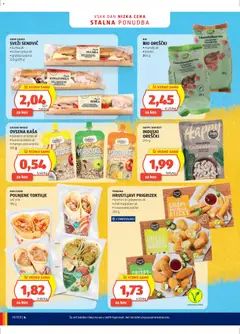 Katalog Hofer - Pregled kataloga iz trgovine Hofer SI, vrijedi od 18.03.2026 | Stranica: 4 | Proizvodi: Mozzarella, Šunka, Ananas, Tortilje