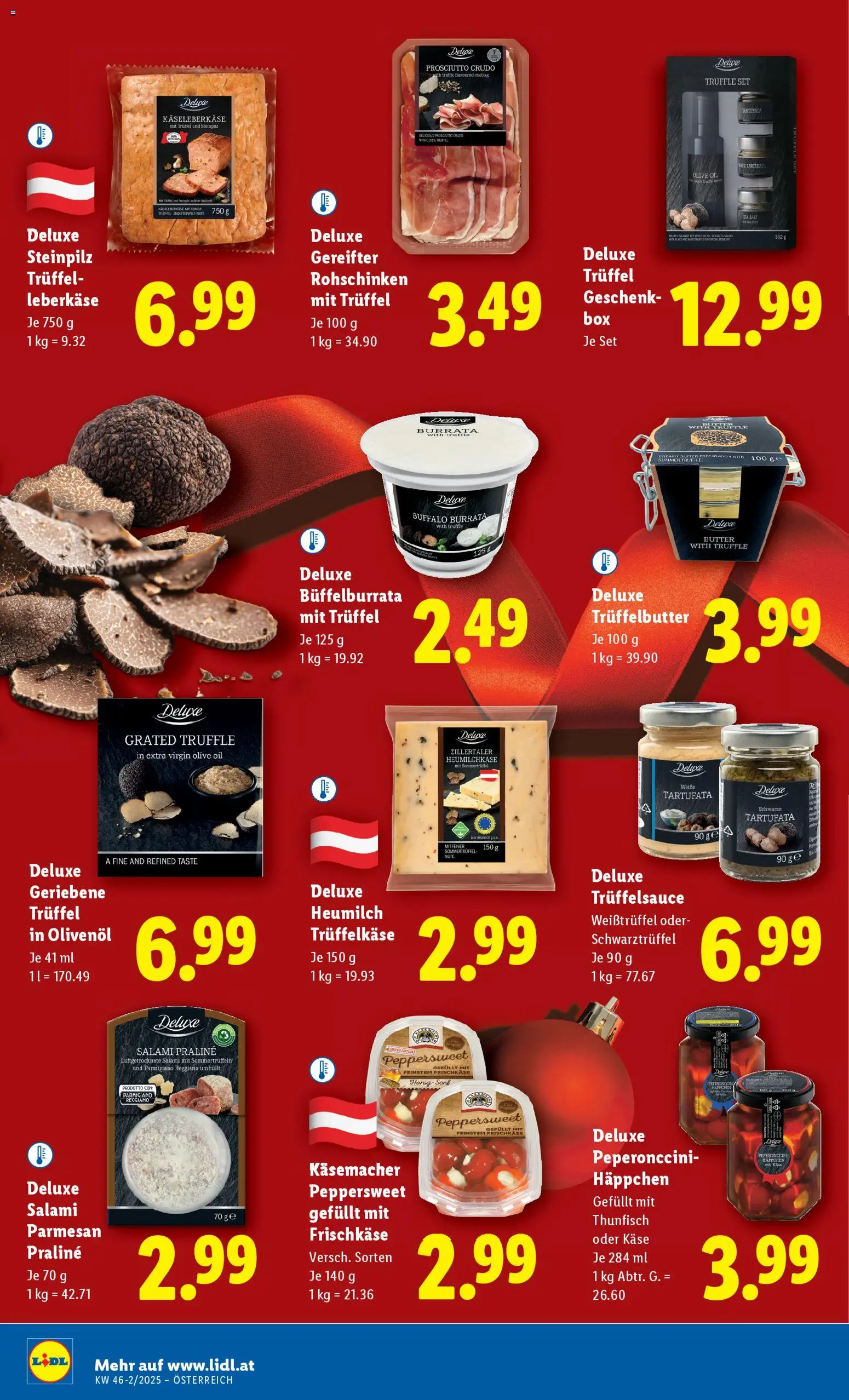 Lidl Flugblatt - Altenmarkt im Pongau, St. Johann im Pongau, Zell am See gültig ab 13.11.2025 | Seite: 10 | Produkte: Butter, Käse, Salami