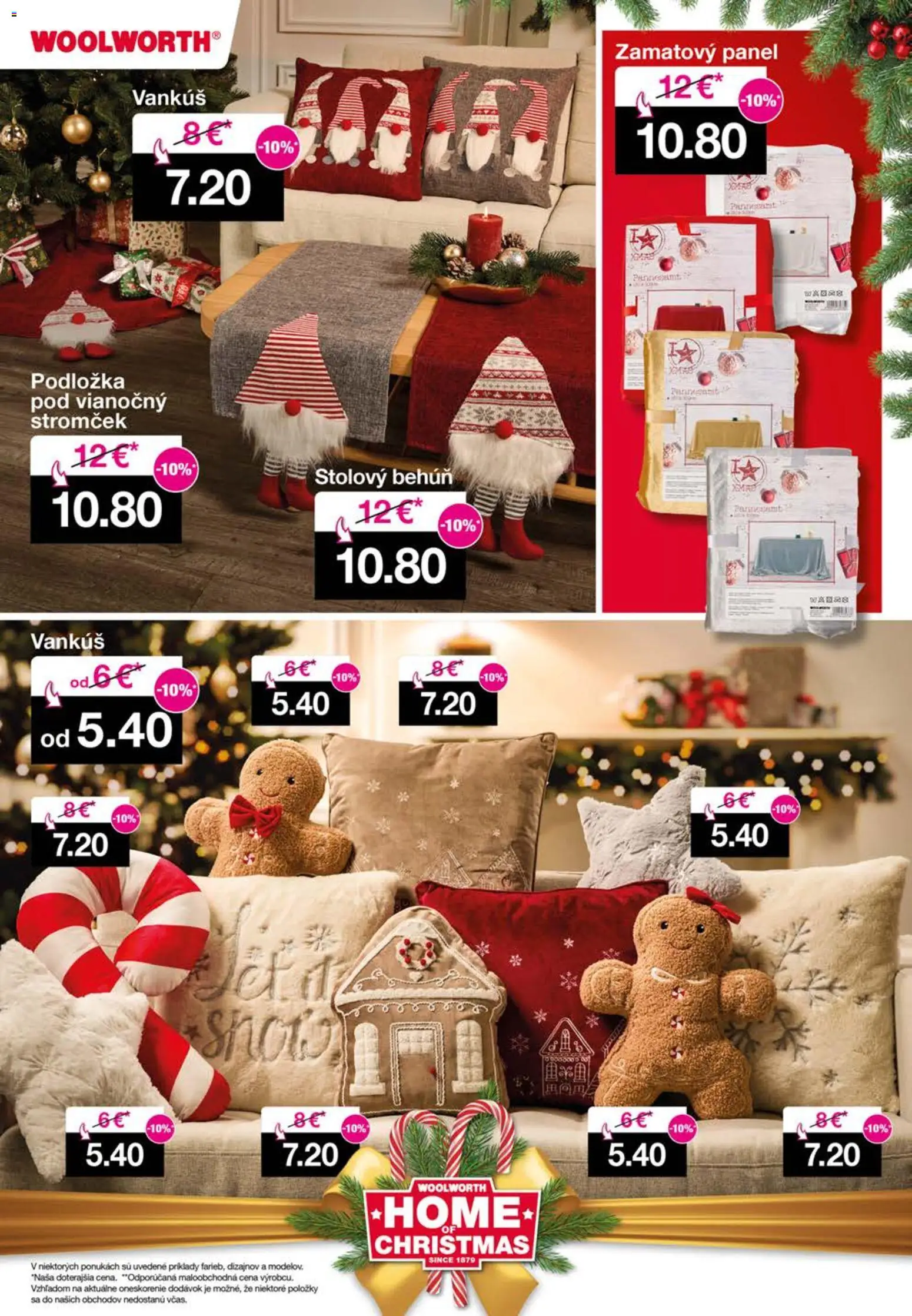 Nové Woolworth akcie – leták je platný od 25.11.2025 | Strana: 48 | Produkty: Vankúš