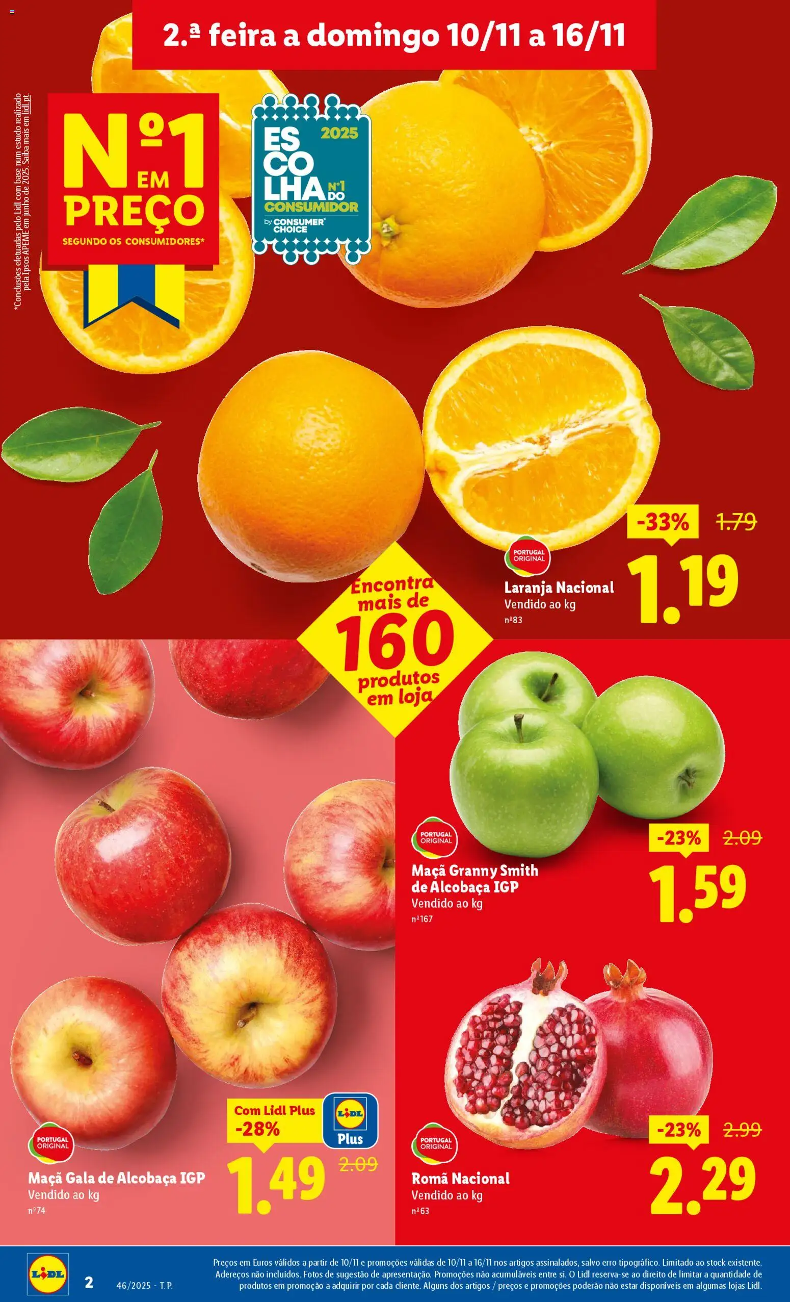 Lidl folheto │ válido de 10.11.2025 | Página: 2 | Produtos: Base, Maça