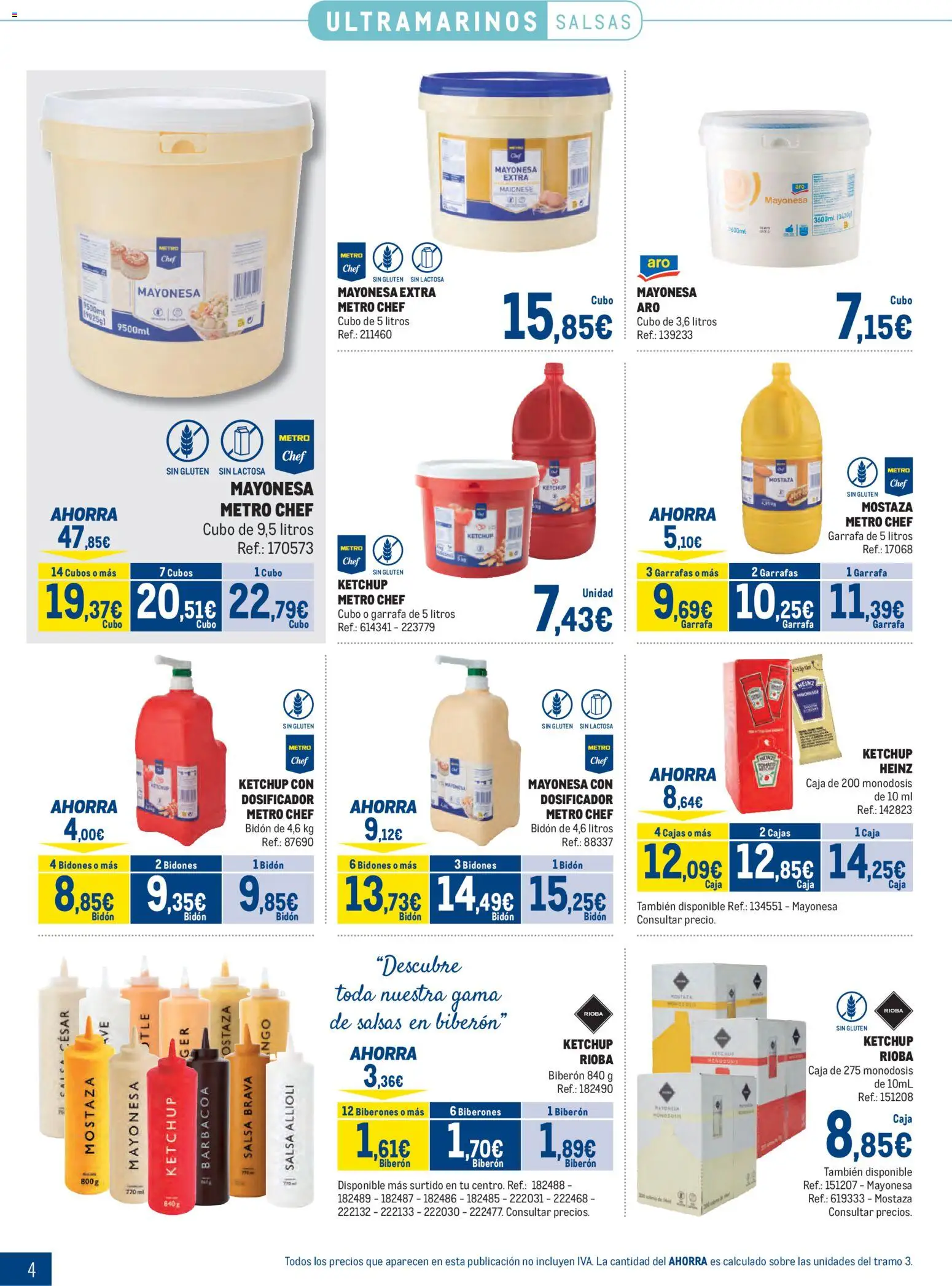 Makro - Especial Despensa Levante │ válido desde el 02.02.2026 | Página: 4 | Productos: Salsa brava, Οθόνη προβολής, Barbacoa, Caja