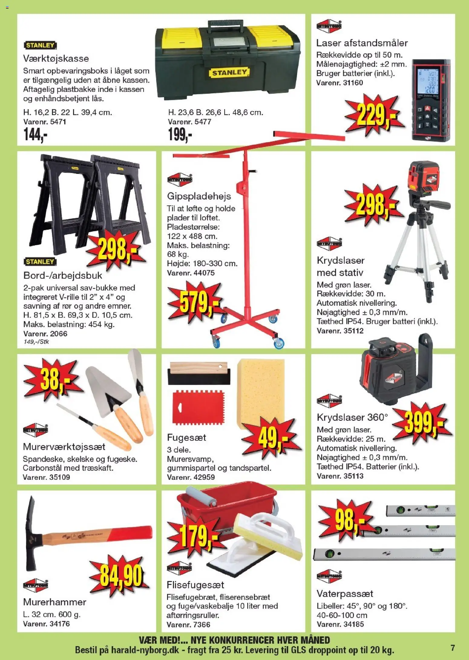 Harald Nyborg tilbudsavis – gyldig fra 26.02.2026 | Side: 9 | Produkter: Batterier, Søm, Batteri